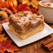 Load image into Gallery viewer, Double-Crumb Crumbcake - Butter Crumb with Cinnamon Streusel Topping