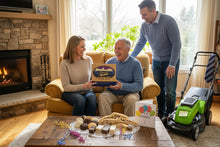 Load image into Gallery viewer, Assorted cookies and macarons on a white doily with a Tripician's box in the background.
