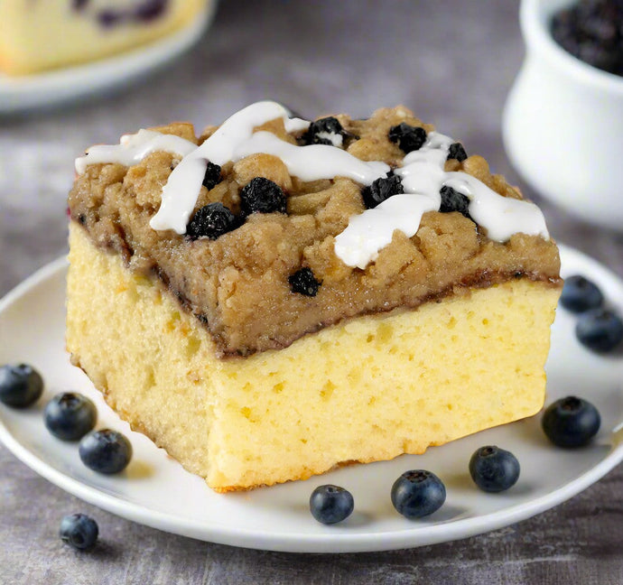 Tripician's Prioritizes Quality over Mass Production with our Blueberry Crumb Cake