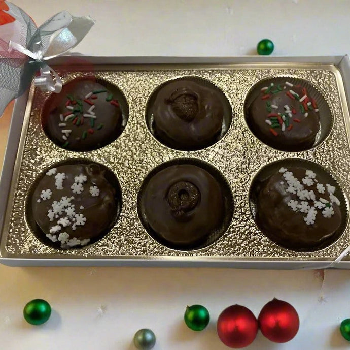 Chocolate Covered Fudge Brownie Gift Box