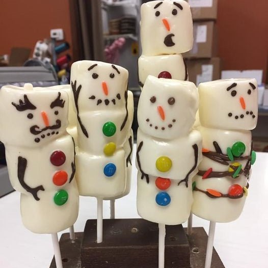 Marshmallow Snowmen - So Cute!