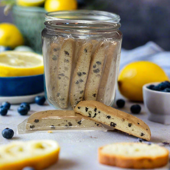 Lemon Blueberry Biscotti