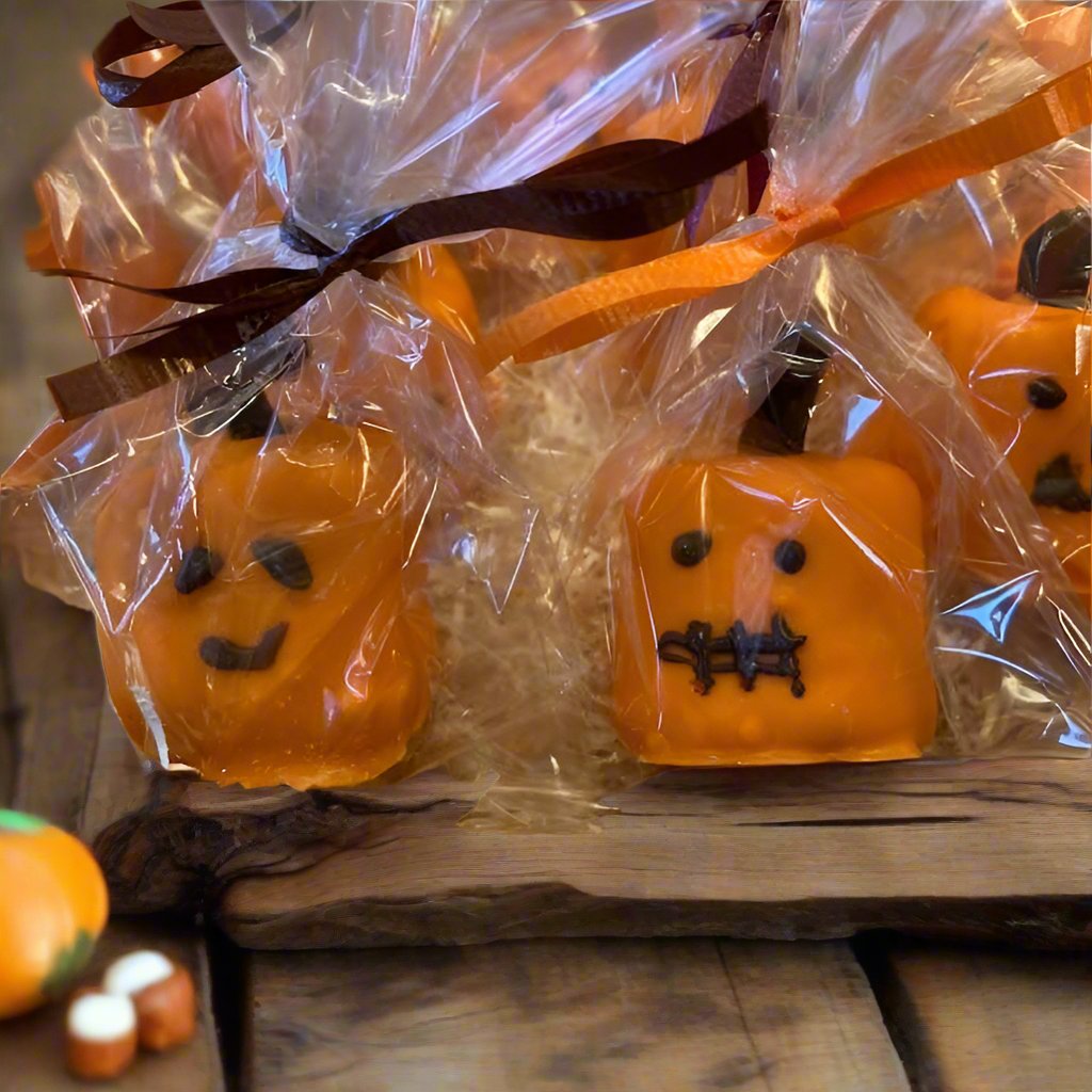 Handmade Marshmallow Jack O' Lanterns