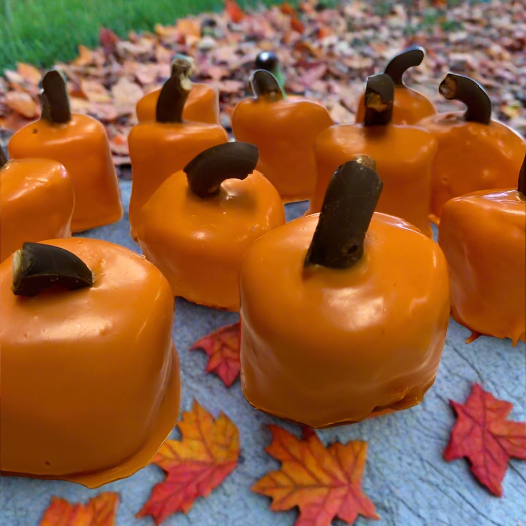 Handmade Marshmallow Pumpkins