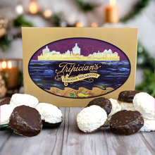 Load image into Gallery viewer, coconut and Chocolate covered coconut macaroon gift box
