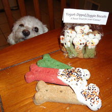 Load image into Gallery viewer, Don&#39;t forget the dog! Yogurt-Dipped Doggy Biscuits
